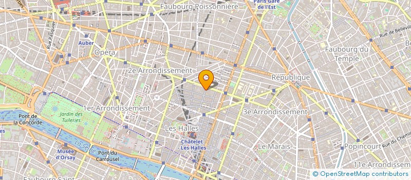 localisation de l'entreprise BENTONE S A à PARIS