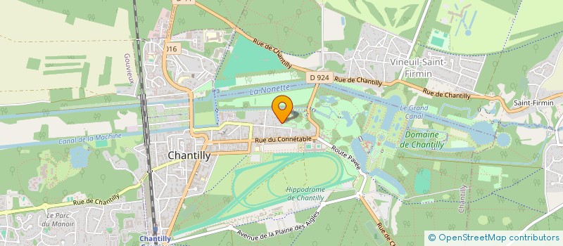 localisation de l'entreprise BENTONITE  CHANTILLY