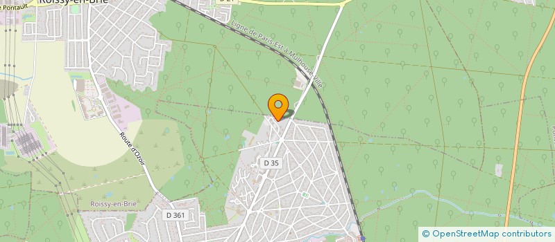 localisation de l'entreprise BENTRANS  OZOIR-LA-FERRIERE