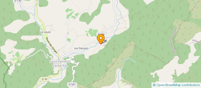 localisation de l'entreprise BENTRIX à SAINT-FERREOL-TRENTE-PAS