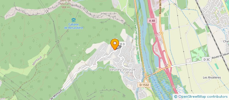 localisation de l'entreprise BENU BLANC à VEUREY-VOROIZE