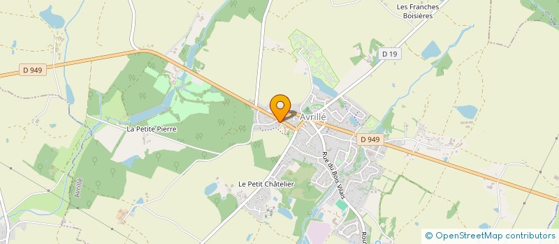 localisation de l'entreprise BENVAL à AVRILLE