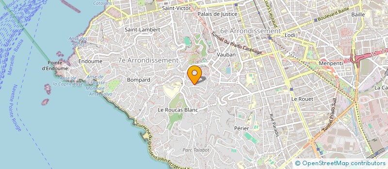 localisation de l'entreprise BENVENISTE RH à MARSEILLE