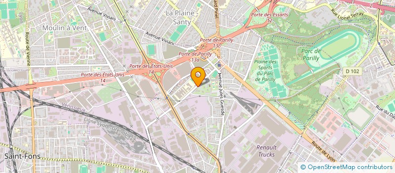 localisation de l'entreprise BENVENISTE UTRIA  VENISSIEUX