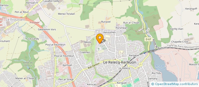 localisation de l'entreprise BENVENUA à LE RELECQ-KERHUON