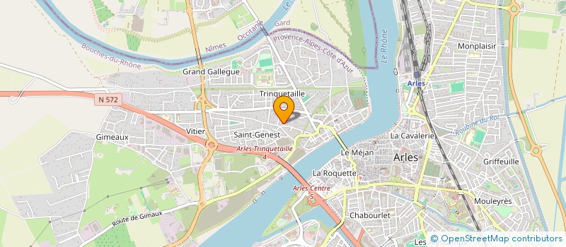 localisation de l'entreprise BENVENUTI à ARLES