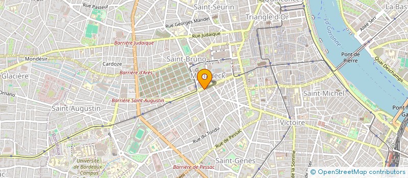 localisation de l'entreprise BENVIC GROUPE  BORDEAUX