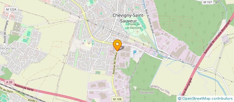 localisation de l'entreprise BENVIC SAS à CHEVIGNY-SAINT-SAUVEUR