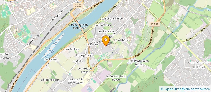 localisation de l'entreprise BENVILA  BLOIS