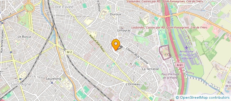 localisation de l'entreprise BENVILLE à TOULOUSE