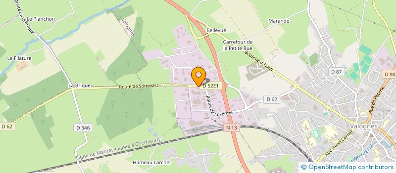 localisation de l'entreprise BENVINES  MONTFARVILLE