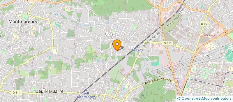 localisation de l'entreprise BENYAMINE  GROSLAY