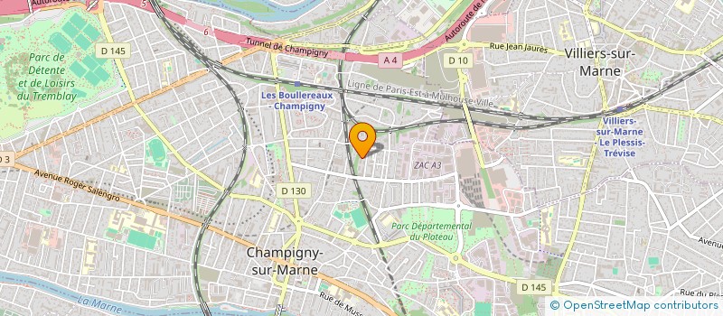 localisation de l'entreprise BENYOU TRANSPORT à CHAMPIGNY-SUR-MARNE