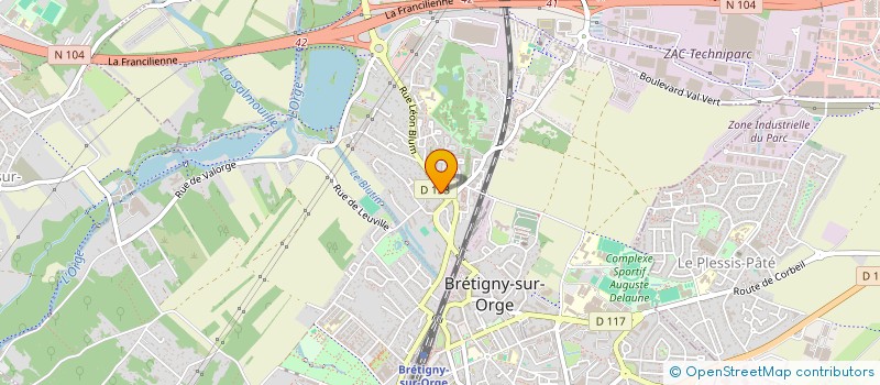 localisation de l'entreprise BENZ à BRETIGNY-SUR-ORGE