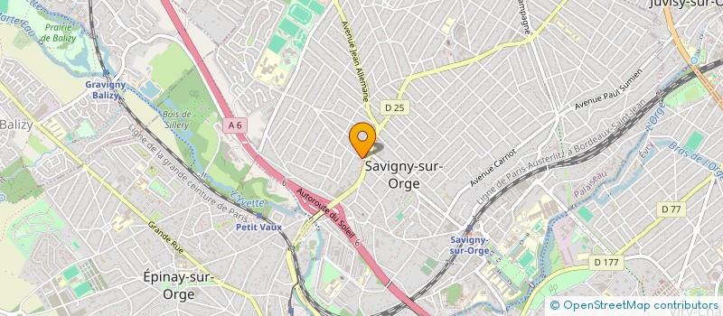 localisation de l'entreprise BENZ AUTO à SAVIGNY-SUR-ORGE