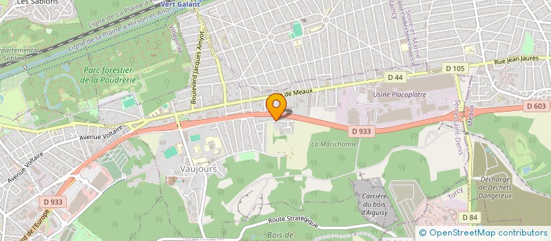 localisation de l'entreprise BENZ AUTO  VAUJOURS