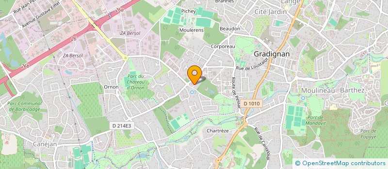 localisation de l'entreprise BENZ BAT  GRADIGNAN