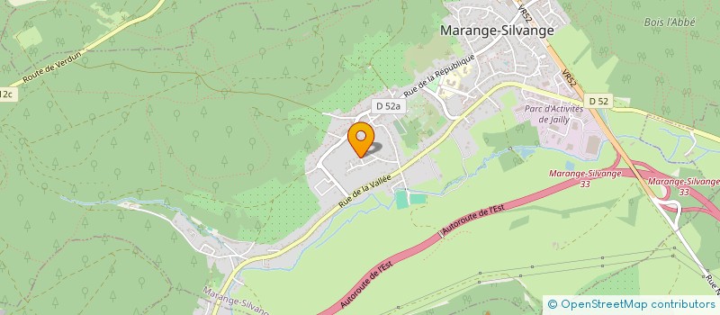 localisation de l'entreprise BENZ&CO  MARANGE-SILVANGE