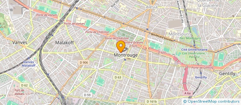localisation de l'entreprise BENZ IMMO  MONTROUGE