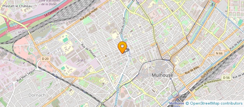 localisation de l'entreprise BENZ - IMMO  MULHOUSE