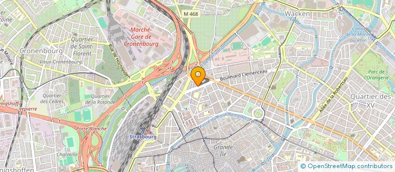 localisation de l'entreprise BENZ PARTNER à STRASBOURG