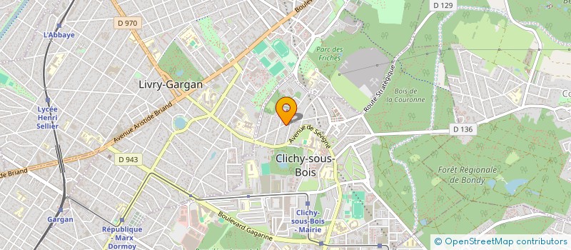 localisation de l'entreprise BENZEN à CLICHY-SOUS-BOIS
