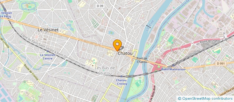 localisation de l'entreprise BENZIN'A à CHATOU