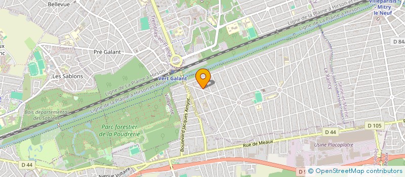 localisation de l'entreprise BENZINA IMMOBILIER  TREMBLAY-EN-FRANCE