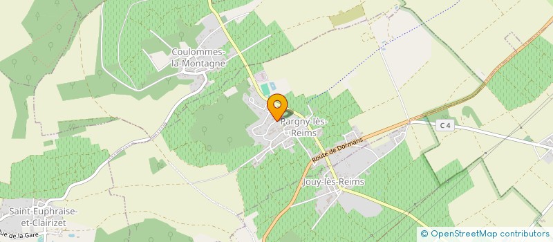 localisation de l'entreprise BENZISUN à PARGNY-LES-REIMS
