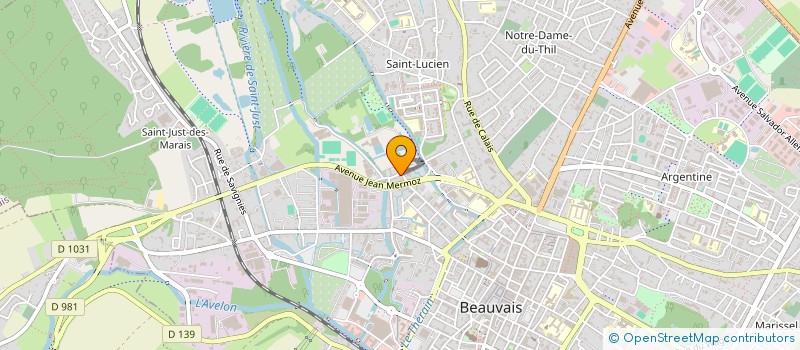 localisation de l'entreprise BENZK  BEAUVAIS