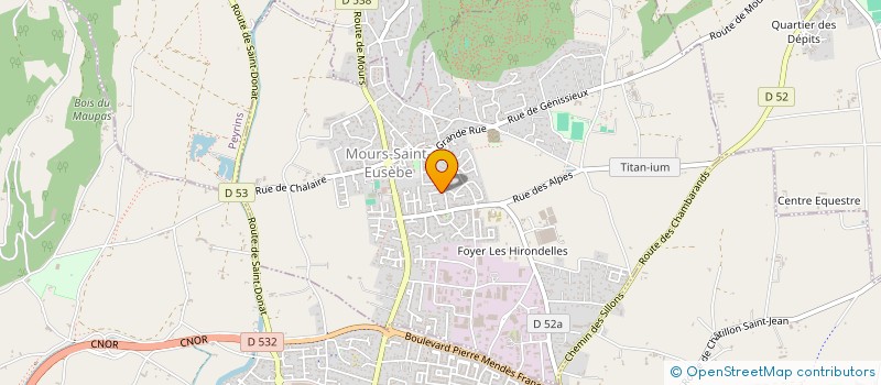 localisation de l'entreprise BEODE  MOURS-SAINT-EUSEBE