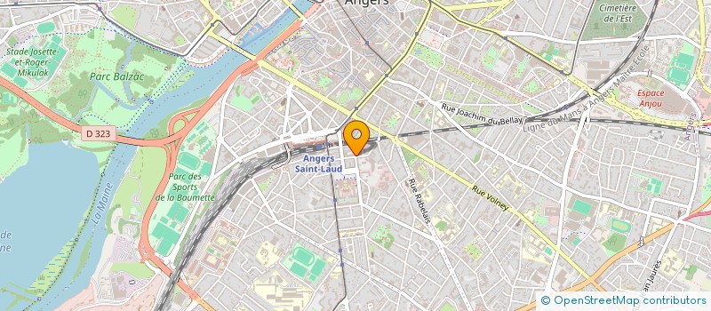 localisation de l'entreprise BEOKUBE à ANGERS