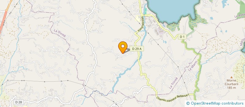 localisation de l'entreprise BEOLA  LE ROBERT