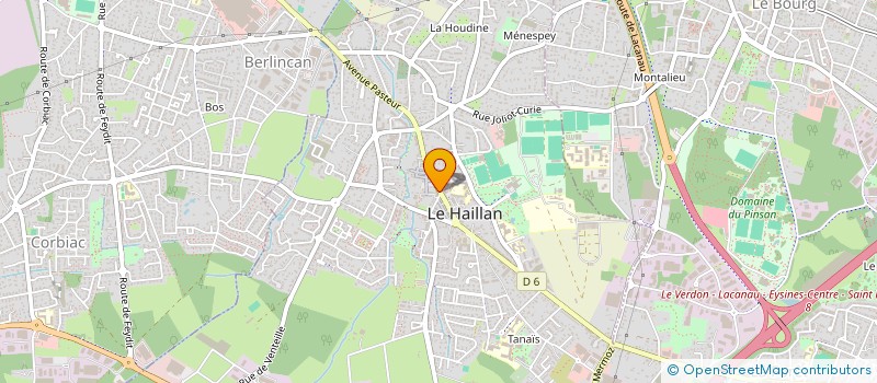 localisation de l'entreprise BEOLETTO à LE HAILLAN