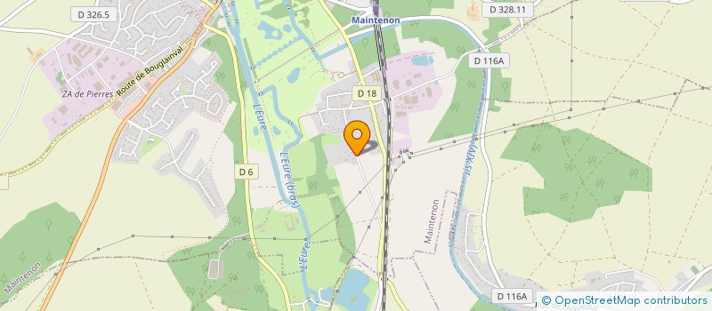localisation de l'entreprise BEON SERVICES à MAINTENON