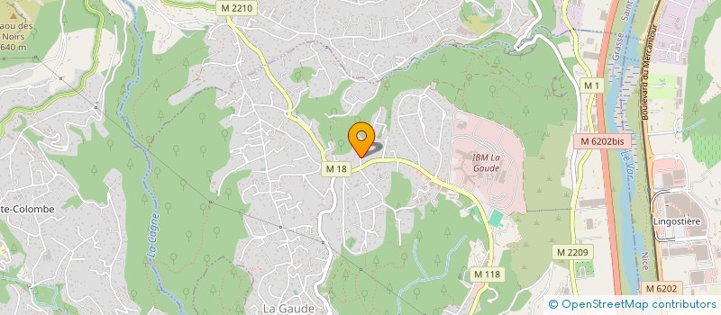 localisation de l'entreprise BEOW  LA GAUDE