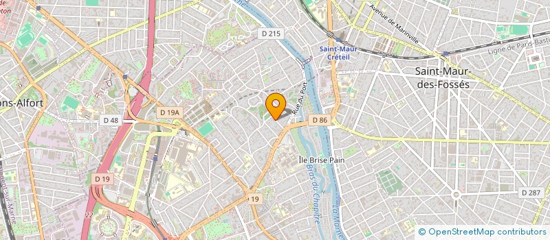 localisation de l'entreprise BEP  CRETEIL