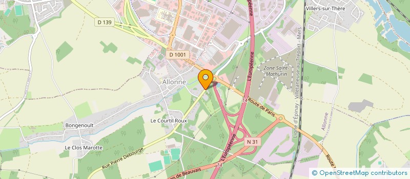 localisation de l'entreprise BEPALES  ALLONNE