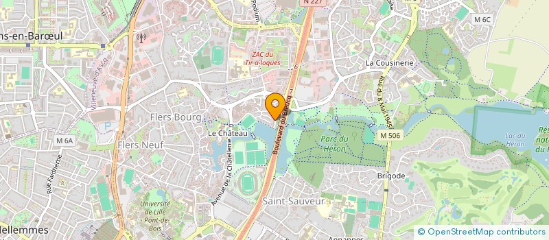 localisation de l'entreprise BEPART à VILLENEUVE-D'ASCQ