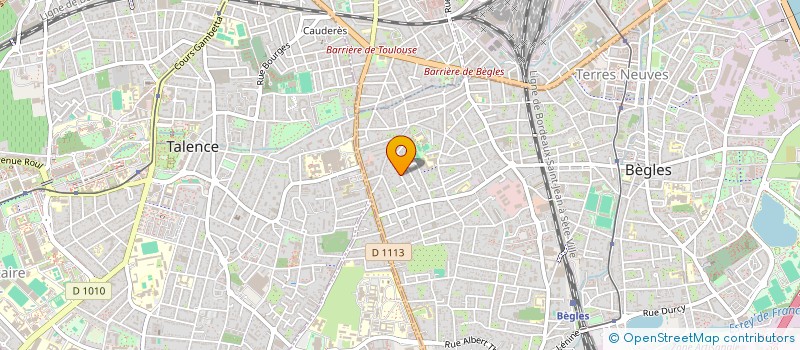 localisation de l'entreprise BEPC à BEGLES