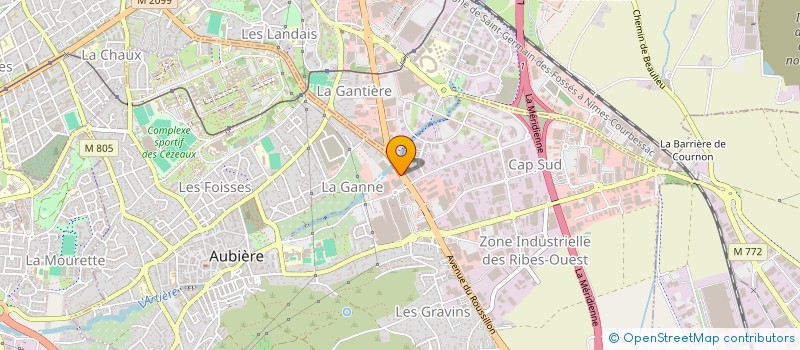 localisation de l'entreprise BEPEDIS à AUBIERE