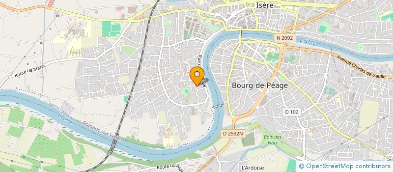 localisation de l'entreprise BEPH  ROMANS-SUR-ISERE