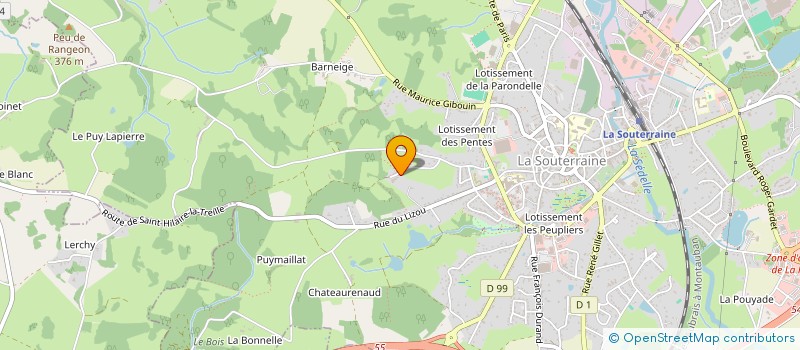 localisation de l'entreprise BEPHOEBUS  LA SOUTERRAINE