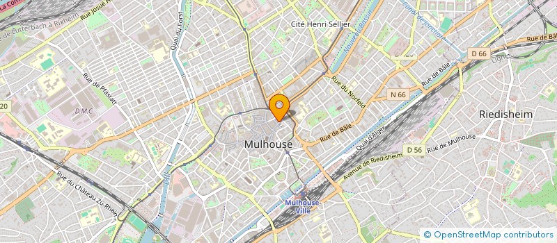 localisation de l'entreprise BEPHY à MULHOUSE