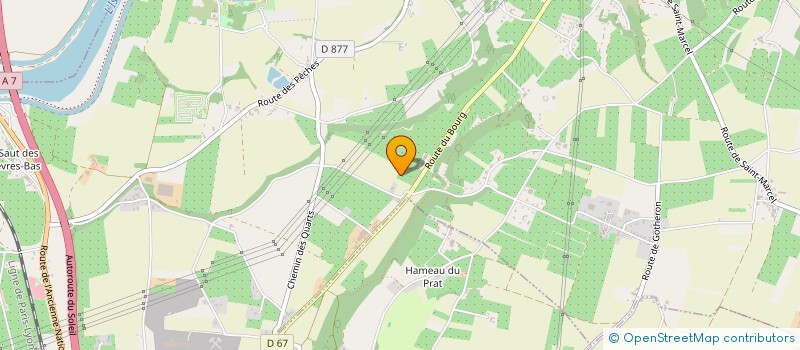 localisation de l'entreprise BEPHY  CHATEAUNEUF-SUR-ISERE