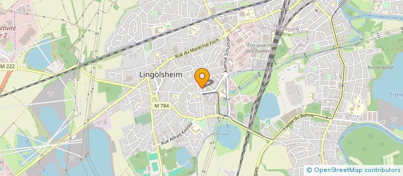 localisation de l'entreprise BEPILOTZ  LINGOLSHEIM