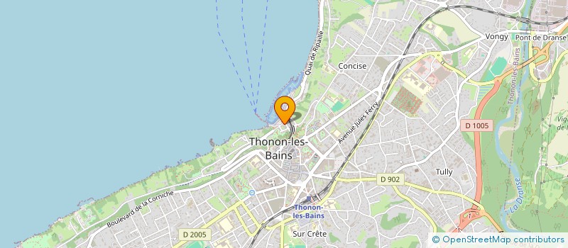 localisation de l'entreprise BEPIMMO PIANTA à THONON-LES-BAINS