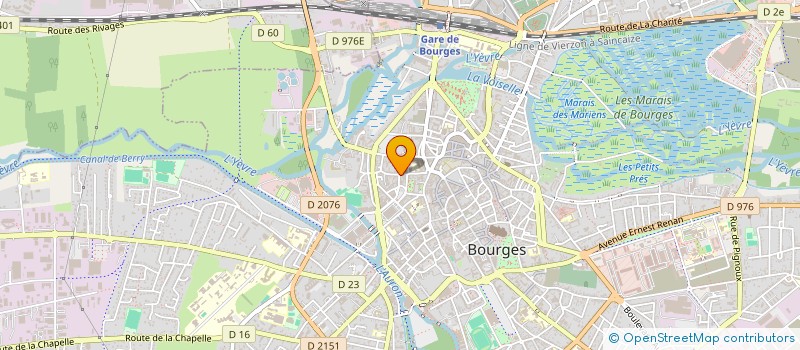 localisation de l'entreprise BEPIROL FINANCES  BOURGES