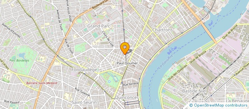 localisation de l'entreprise BEPIX à BORDEAUX