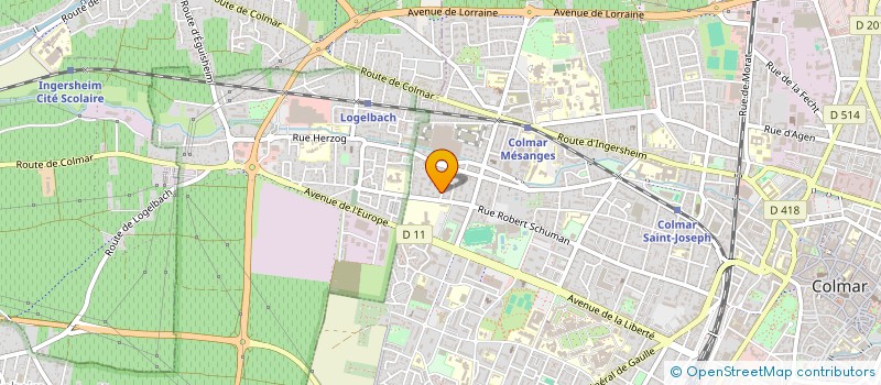 localisation de l'entreprise BEPL à COLMAR